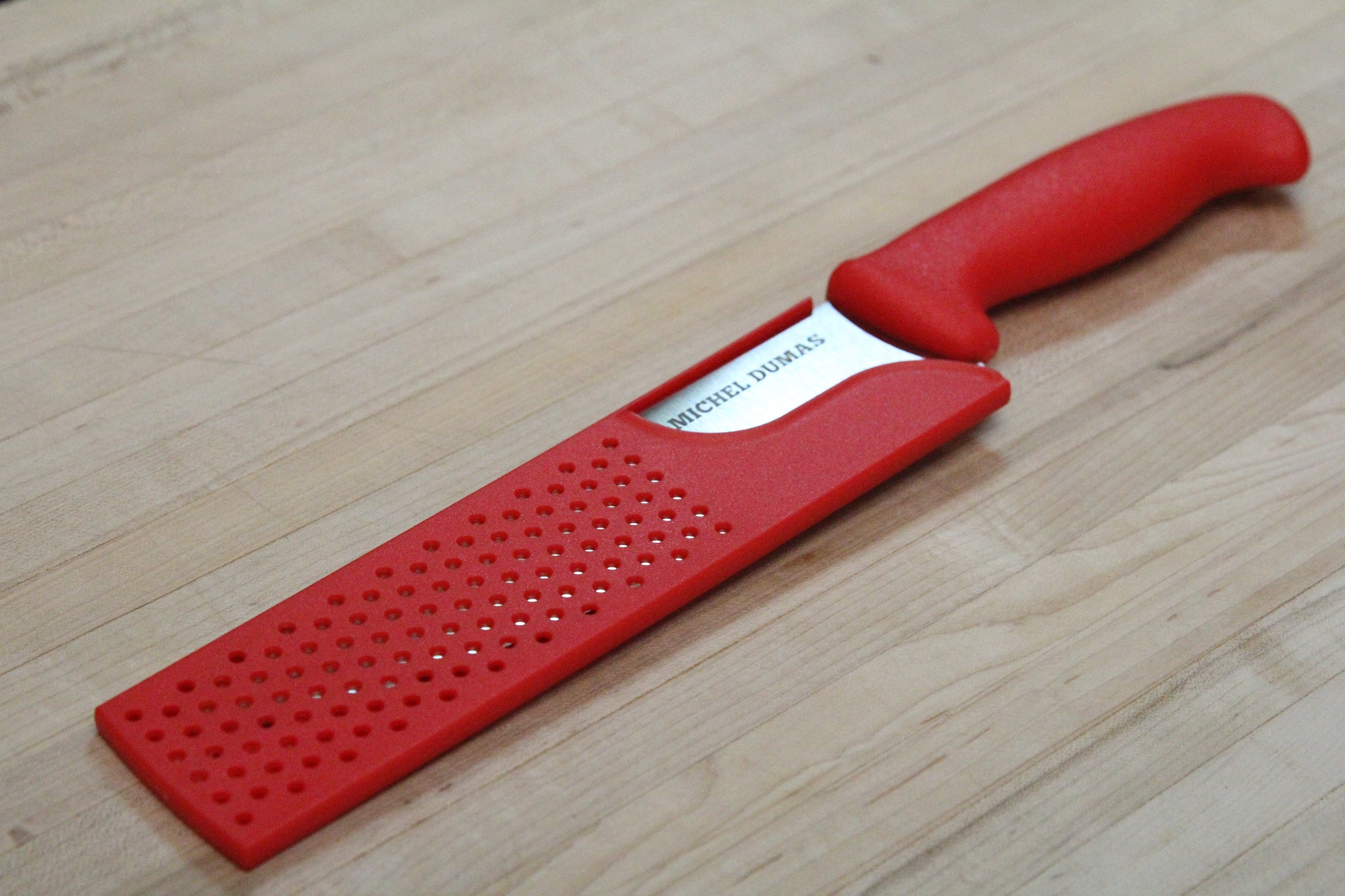Couteau de chef rouge