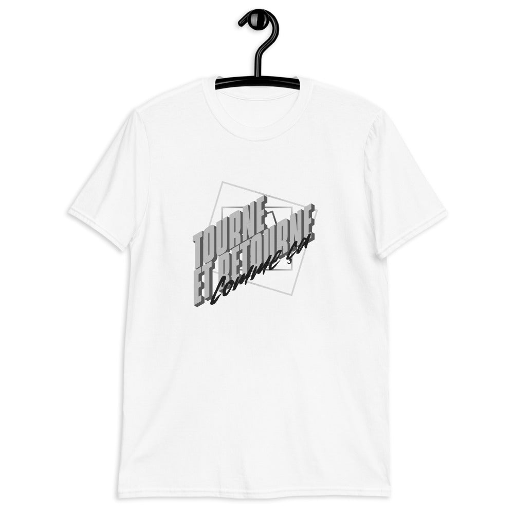 T-Shirt "Tourne et Retourne" Blanc