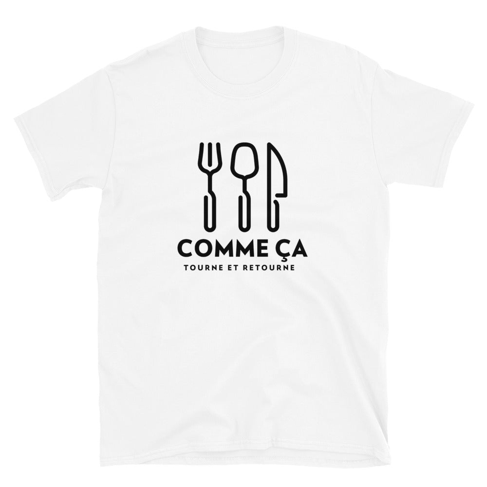 T-Shirt "COMME ÇA" Blanc