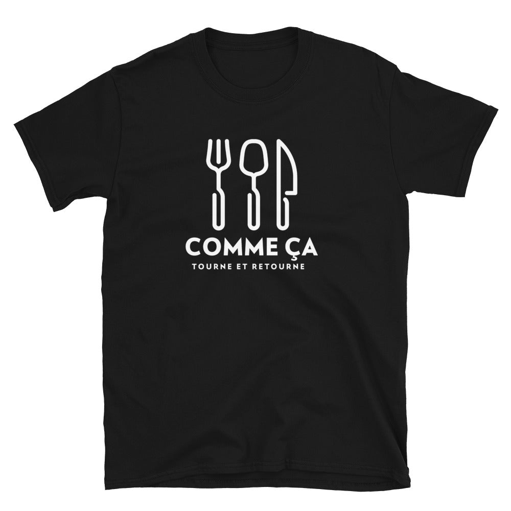 T-Shirt "COMME ÇA" Noir
