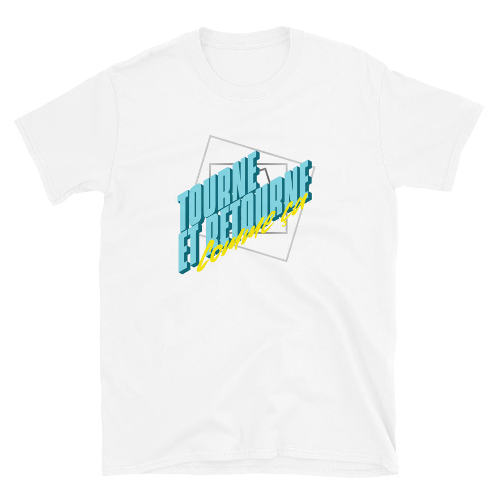 T-Shirt "Tourne et Retourne" Blanc